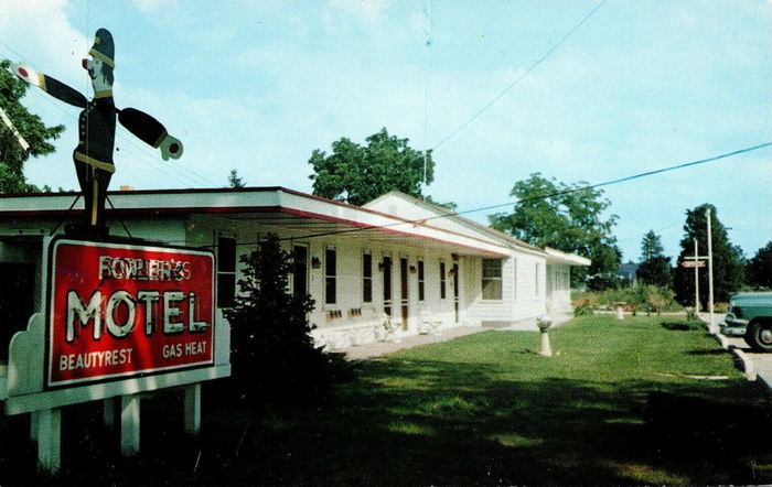 Forlers Motel - OLD POSTCARD